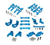 JWQFBC 1 Kit Pièces Voiture Télécommandée RC Aluminium Accessoires Cup Steering Bras Suspension Facile à Installer Convient pour Passionnés RC Personnalisati, Bleu