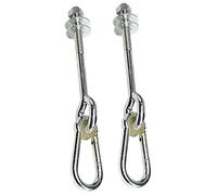 JWQFBC 1 Paire Crochet Balançoire Métal Multifonction Crochet pour Objet Suspendu Installation Plafond Adapté pour Maison Jardin d'enfants Espace, 205mm