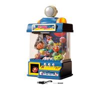 JWQFBC 1 Pièce Machine à Grappin Distributeur Jouet Arcade Automatique avec Sons Lumières Adaptée pour Enfants Rassemblements Jeu Familial, bleu