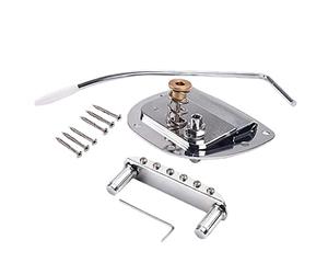 JWQFBC 1 Pièce Tremolo Bridge Accessoire Guitare Chevalet Queue Installation Adaptée à Rénovation Instruments Jeu Collectif Concerts