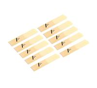 JWQFBC 10 Pièces Anches Saxophone Alto Accessoires Musique Instruments Bois Remplaçables Naturel Convient Apprentissage Concert Répétition Maison, 3.5