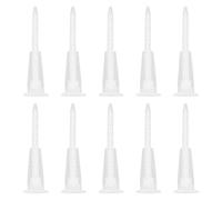 JWQFBC 10 Pièces Buse de Mélange Époxy Buse de Mélange Tube à Mélanger Pointe de Mélange pour AB Colle PP Résistant Précision Application Bricolage Artisanat, 17 Sections