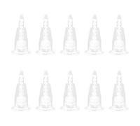 JWQFBC 10 Pièces Buse de Mélange Époxy Buse de Mélange Tube à Mélanger Pointe de Mélange pour AB Colle PP Résistant Précision Application Bricolage Artisanat, 8 Tranches