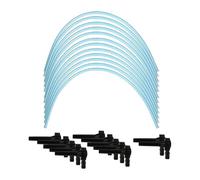 JWQFBC 12 Pièces Entonnoirs pour Sirop d'Érable Kit Collecte avec Taps Lignes de Tubes Installation Facilitée Matière Sécurisée Adapté à Collecte Extérieure