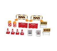 JWQFBC 14 Panneaux de Signalisation Miniatures, Un Cadeau éducatif pour Aider Les Enfants à Apprendre à Reconnaître Les Couleurs en Toute Sécurité.