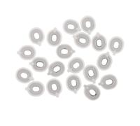 JWQFBC 20 Pièces Guide Pistons Trompette Alto Cornet Ténor Baryton Accessoires Plastique Installation Facile Utilisation Réparation Adapté Atelier Mu, 19mmx15mm