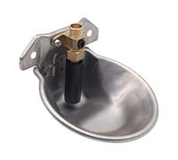 JWQFBC Abreuvoir Automatique Contenant d'eau pour Moutons Distributeur d'alimentation Animale Matériau Solide Installation Murale Pratique Convient à La Ferm, Argent
