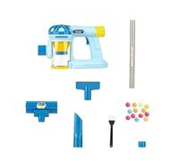 JWQFBC Aspirateur Jouet pour Enfants, Outil de Nettoyage 3 en 1 avec Un Vrai Jouet éducatif, Jeu de Rôle pour Filles et Garçons, Bleu