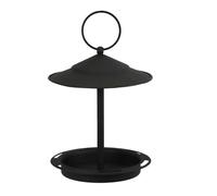 JWQFBC Bain d'oiseaux Suspendu, Décoration de Jardin, Bol d'eau Robuste en Métal pour Perroquet D'extérieur