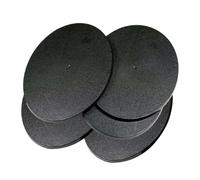 JWQFBC Bases de Modèles Ovales 5 Pièces, Plaque D'affichage de Figurines, Stable, Support de Figurines D'action, Bases Miniatures pour Vitrines D'