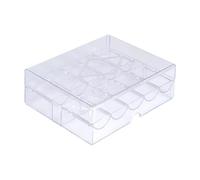JWQFBC Boîte de Rangement Transparente En Acrylique pour Jetons, Idéale pour Les Jeux de Société, Les Fêtes et Les Parfaite pour Les Fêtes, Les Jeux