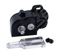 JWQFBC Boîte de Vitesses SCX10 III Robuste et Polyvalente pour Tricheurs, échelle 1/10, 48 Pas, Pièces de Mise à Niveau, Accessoire de Bricolage, Noir