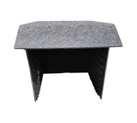 JWQFBC Cabine D'enregistrement Portable et Insonorisée, D'enregistrement de Bureau, Housse Absorbante pour Podcasts, Réduction Du Bruit, Intérieur Noir