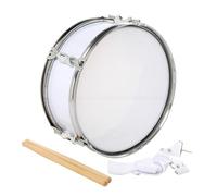 JWQFBC Caisse Claire de 13 Pouces avec Sangle de Transport pour La Pratique Musicale, Idéale pour Les Jeunes Débutants, Blanc