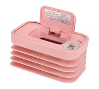 JWQFBC Chauffe-lingettes Chauffant Uniformément à 55/60/65 °C, Grande Capacité, pour Lingettes Humides, pour, Voiture, Maison, Enfants, Rose