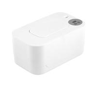 JWQFBC Chauffe-lingettes et Distributeur de Lingettes Humides Chauffe-mouchoirs Affichage LED Véhicule Domestique et Usage Domestique Chauffe-lingettes Humid, Blanc