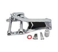 JWQFBC Chevalet Vibrato avec Support de Cordes, Unité de Trémolo de Remplacement avec Manivelle, Guitare Archtop avec Grande Barre de Trémolo et Mécanisme de, Argent