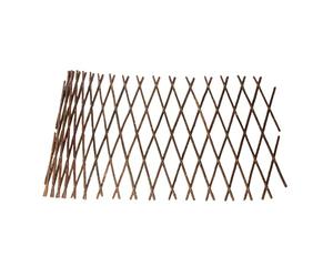 JWQFBC Clôture de Jardin Rétractable en Bois, Extensible, avec Filet Anti-Escalade