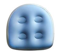 JWQFBC Coussin Bain Spa Gonflable Siège Appui-tête Massage Bain Soutien Antidérapant Ventouses PVC Étanche Pliable pour Relaxation Maison Spa