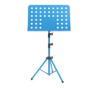 JWQFBC de Partition Pliable et Réglable En Hauteur pour Interprétation Instrumentale, Bleu