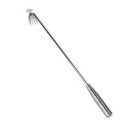 JWQFBC Débroussailleuse Manuelle En Acier Inoxydable, avec Une Conception Qui économise L'effort, Facile à, élimine Complètement Les Débris, 60 Cm 4 Dents