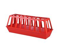 JWQFBC Distributeur D'Aliments Volaille Plateau Mangeoire Nourrisseur Polypropylène Résiste Aux Déformations Nettoyage Aisé pour Poules Chèvres Dindons Utili, 71.5cmx31cm