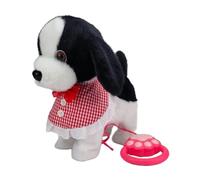 JWQFBC électrique Adorable Qui Chante et Remue La Queue, Un Animal de Compagnie Original et Câlin pour Les Enfants et Les Tout-Petits Pendant Les, Style F