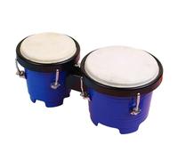 JWQFBC Ensemble de Bongos de 4 et 5 Pouces, à Main, Instruments de Musique éducatifs pour Adultes et Débutants, Garçons et Filles, Bleu foncé