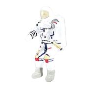 JWQFBC Ensemble de Figurines Miniatures D'astronautes - Explorateurs de L'espace Miniatures Fabriqués à La Main pour L'exposition, En volant