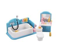 JWQFBC Ensemble de Salle de Bain pour Maison de Poupée à L'échelle 1/12, Cadeaux de Saint-Valentin, Pièces pour Poupée BJD, Cadeaux D'anniversaire Cl