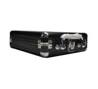 JWQFBC Étui de Rangement Vide en Alliage D'aluminium pour Puces, avec Doublure en Mousse, Boîte de Rangement pour Cartes, Porte-puces et étui de, 100 jetons
