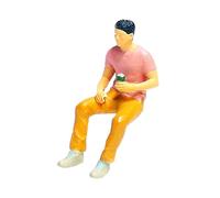 JWQFBC Figurines Peintes à La Main à L'échelle 1/64 pour Réseaux Ferroviaires Miniatures et Micro-, Hommes