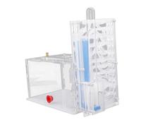 JWQFBC Fourmilière Acrylique Habitat Ferme Fourmis Château Transparent Nest avec Aire Alimentation Jouet Éducatif Montage DIY pour Apprentissage Enfants, Blanc