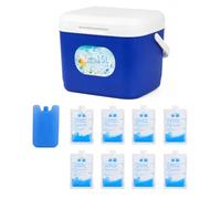 JWQFBC Glacière en Plastique, boîte Isotherme Portable pour Pique-niques et s, Bleu, 5 litres