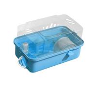 JWQFBC Grande Cage Transparente à Deux étages pour Hamsters, Pouvant également Accueillir de Petits Animaux Tels Que des Souris, des Gerbilles, des Cobayes E, Bleu