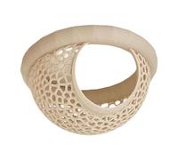 JWQFBC Hamac Flottant pour Aquarium, Tunnel de Cachette, Décoration, Anneau d'alimentation, Fabriqué en PP pour des Refuges Sûrs et Une Installat, Beige
