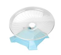 JWQFBC Hamster Exercise Wheel Roue Rotative sans Bruit pour Animaux de Compagnie Plateforme Stable et Antidérapante en PP Adaptée Au Jeu et Exercice des G, Bleu