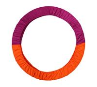 JWQFBC Housse élastique pour Cerceaux de Gymnastique Artistique et Rythmique, Facile à Installer. Accessoire Idéal pour Les Exercices de Gymnastique, Rose Orange Rouge