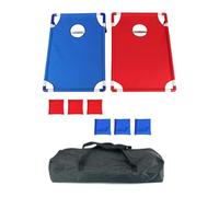 JWQFBC Jeu de Lancer de Trous de Maïs avec 6 Sacs de Haricots, Jouet de Carnaval, Jeu de Lancer D'extérieur Stimulant, Intérieur et Extérieur pour Amis,