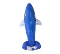 JWQFBC Jouet Gonflable pour Piscine, Dauphin, Décoration, Flotteur d'eau, en PVC, 63 Pouces, pour Plage, Anniversaire, Fête sur Le Thème de La Mer, Adult, Bleu