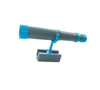 JWQFBC Jouet pour Enfants, équipement de Télescope, Télescope Entièrement Rétractable, Ensemble de Jeu, Jeu D'extérieur pour Enfants de 3 Ans et Plus, Bleu Gris