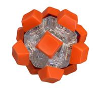 JWQFBC, Jouet Sensoriel Portable Mini Doigt pour Les étudiants Temporaires Femmes Hommes, Rouge-orange