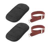JWQFBC Kit de Sangles de Jambe pour échasses de Plaquiste, Pièces de Rechange avec Bande de Confort, Sangle de Fixation, Coussinet de Jambe Réglable et Fonct, Coussinet 2 pièces Sangle 2 pièces