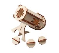 JWQFBC Kit D'expérimentation Scientifique En Bois à Faire Soi-même, Enseignement En Classe pour Garçons et Filles