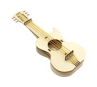 JWQFBC Kit En Bois, Jouets Technologiques pour Expériences, Tige à Monter Soi-même, Modèle de Guitare Miniature, Jouets Scientifiques pour L'école Primai