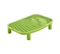 JWQFBC Lampe pour Litière pour Chat, Tabouret de Toilette Réutilisable, Accessoires Antidérapants, Articles pour Animaux de Compagnie pour Salle de Bain, Sal, Vert