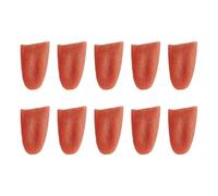 JWQFBC Lot de 10 Fausses Langues Réalistes pour Halloween, Accessoires de Carnaval D'horreur
