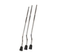JWQFBC Lot de 3 Pieds Métalliques de Rechange pour Batterie, Pieds de Tom Basse, Supports Stables pour Fût.
