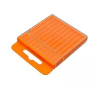 JWQFBC Mallette de Rangement pour Forets avec Compartiments Dédiés et Fermeture Sécurisée En Plastique Résistant pour Maintenir Les Mèches En Ordre et Préven, 3 pièces