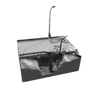 JWQFBC Maquette Miniature de Quai de Route en Ruine, à Peindre Soi-même, Diorama, Garde-Corps pour échelle 1/72